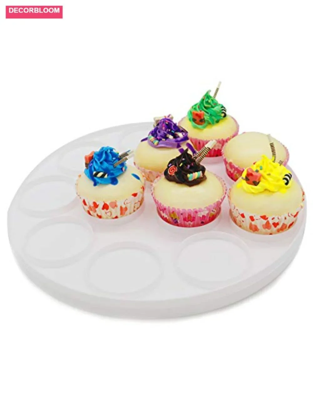 Portable 3-in-1 Pie Cupcake Egg Carrier Food Storage with Lid Tray